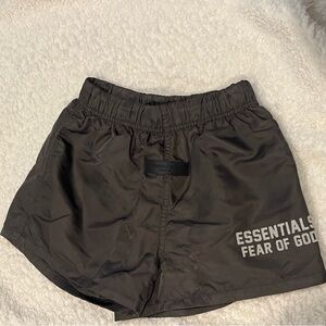 Fear of God Essentials Black Shorts